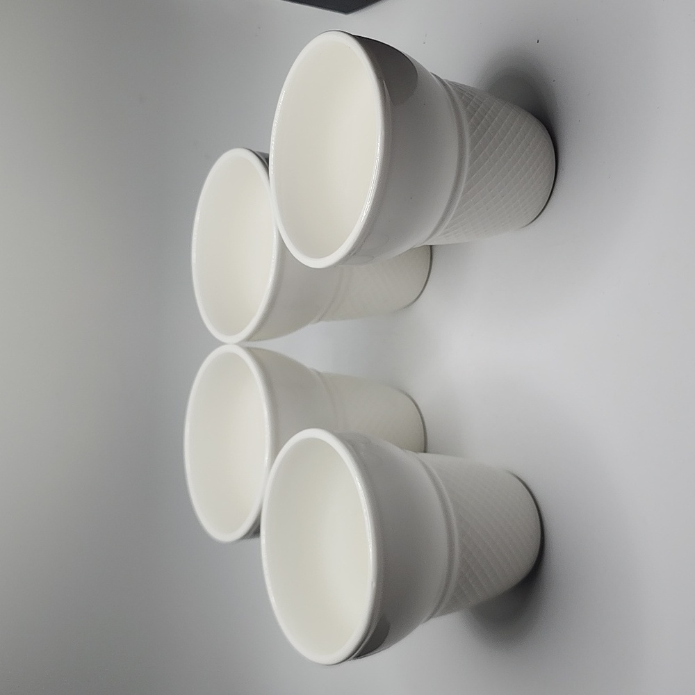 Fortessa Fortaluxe Food Truck Chic Small Cone Shaped Waffle Cup Set of 4